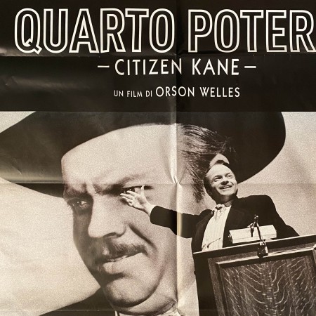 Film Poster Manifesto Quarto Potere Citizen Kane - Orso Welles