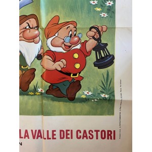 Poster Manifesto Originale  4F Bianca Neve E I Sette Nani - Snow White and the Seven Dwarfs 2