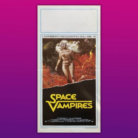 Film Poster Locandina Originale Space Vampires - Lifeforce 1985