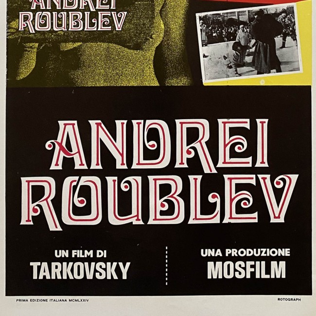 Poster Locandina cinematografica Originale Andrei Roublev - Tarkovski - 1966