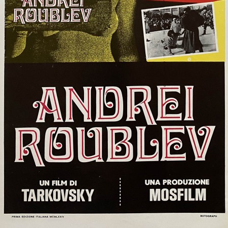 Poster Locandina cinematografica Originale Andrei Roublev - Tarkovski - 1966