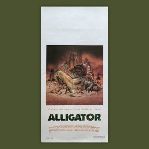 Locandina cinematografica Alligator -  Lewis Teague - 1980