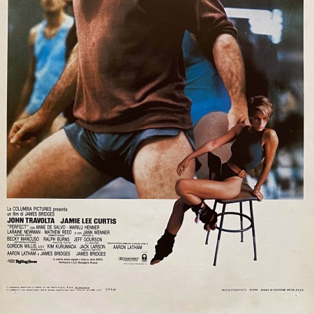 Locandina cinematografica  originale Perfect - John Travolta - 1985