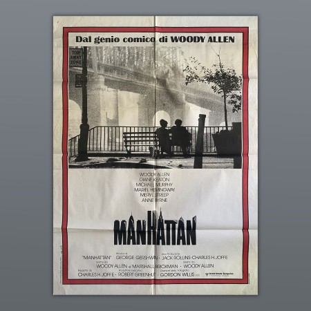 Poster Manifesto  cinematografico originale Manhattan - Woody Aallen - 1979