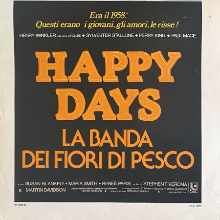 Locandina  cinematografica Originale Happy Days The Lords of Flatbush 1974