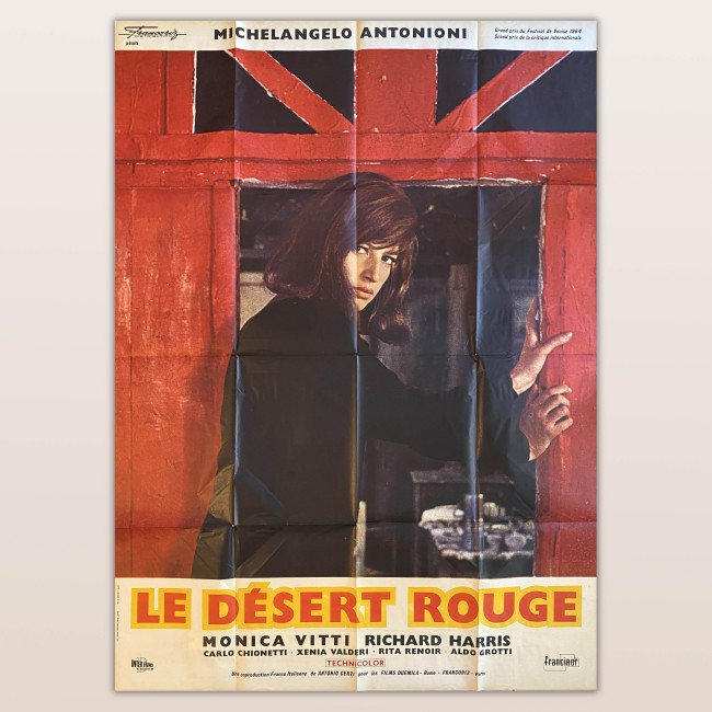 Manifesto Originale  Deserto Rosso Le Desert Rouge 1964 - 160X20 CM