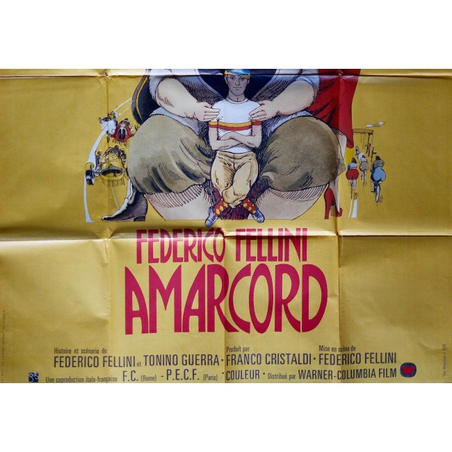 Manifesto cinematografico Amarcord 1973 Federico Fellini