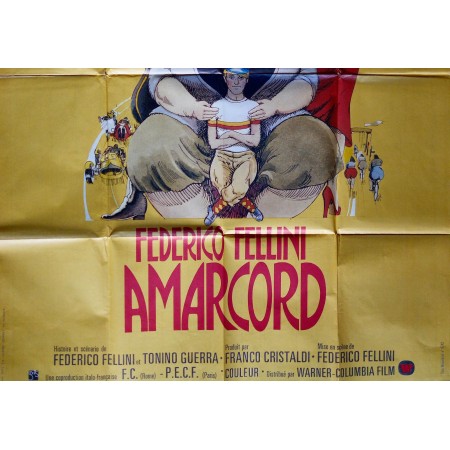 Manifesto cinematografico Amarcord 1973 Federico Fellini