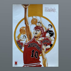 Poster Vintage Slam Dunk - Manga - Anni 90