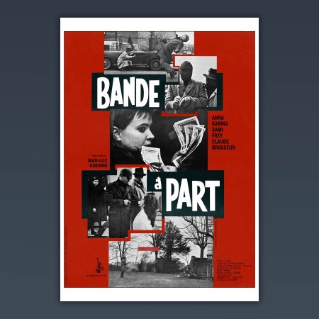 Bande A Part Film Poster Jean-Luc Godard  70X100 CM