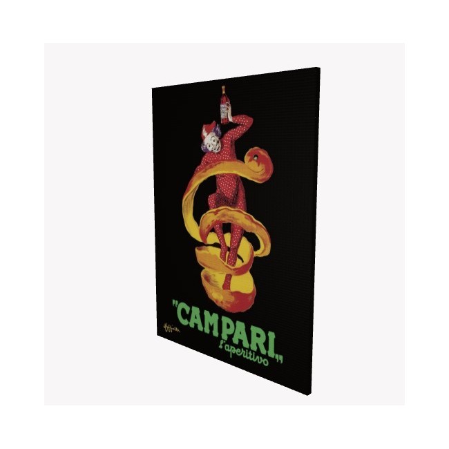 Quadro In Tela Fotoquadro Campari Capiello 80X60X2 CM