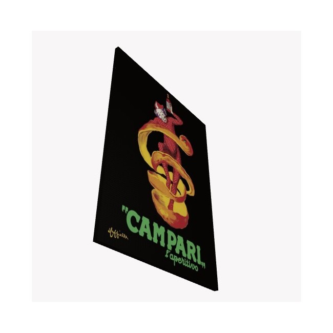 Quadro In Tela Fotoquadro Campari Capiello 80X60X2 CM