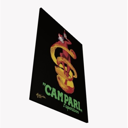 Quadro In Tela Fotoquadro Campari Capiello 80X60X2 CM