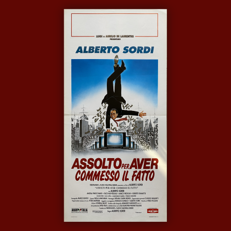 Locandina cinematografica originale del film Assolto Per Non Aver Commesso Il fatto - Alberto Sordi