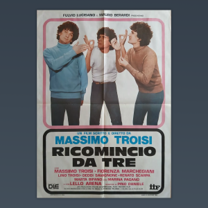 Manifesto Originale Ricomincio Da Tre Massimo Troisi 1980