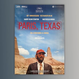Poster cinematografico Paris Texas  Wim Wenders - 2024 - 70X100 CM