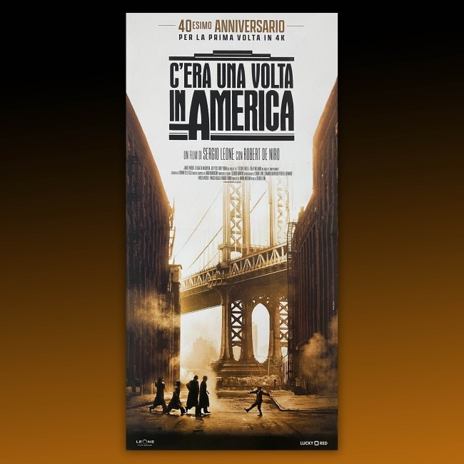 Film poster locandina cinematografica C'era Una Volta In America - Sergio Leone