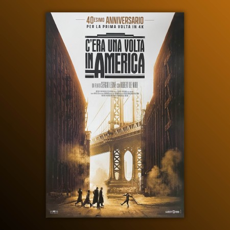 Film poster locandina C'era Una Volta In America - Sergio Leone