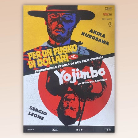 Film Poster Yojimbo - Per Un Pugno Di Dollari - Kurosawa - Leone - 70x100 CM