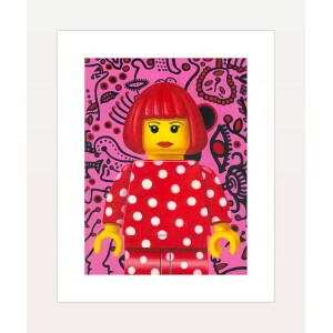 STEFANO BOLCATO "YAKOI KUSAMA" LEGO POP ART Poster