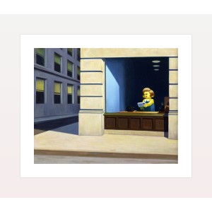STEFANO BOLCATO "New York Office " Edward Hopper LEGO POP ART Poster