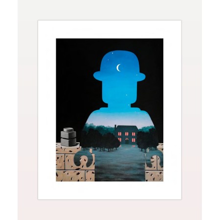 STEFANO BOLCATO Il Donatore Felice Rene Magritte LEGO POSTER