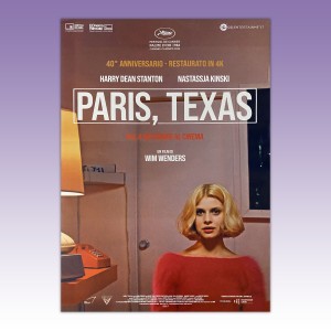 Poster cinematografico Paris Texas  Wim Wenders - 2024 - 70X100 CM 2