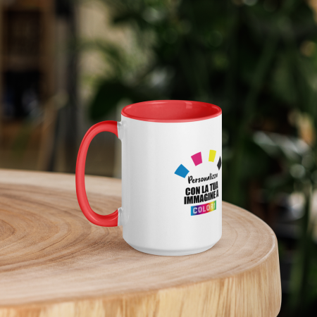 copy of Tazza In Ceramica Bianca Con Interno Colorato Personalizzata