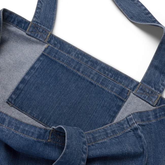 Borsa Shopping Bag Shopper Denim Jeans Personalizzata a colori, foto, grafica, immagini,logo