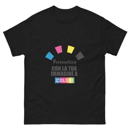 Maglia T-shirt classica Unisex Gildan 5000 Personalizzata, Stampa a colori, logo, immagine, grafica