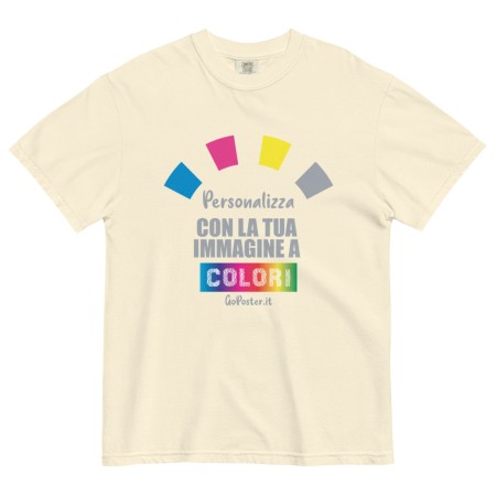 T-shirt Maglietta Unisex Garment Pesonalizzata