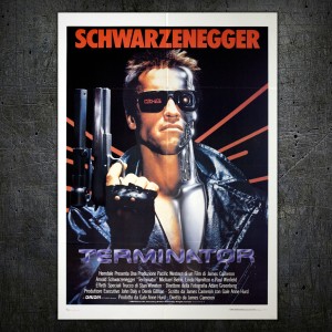 Manifesto Originale Terminator 100x140 CM - Schwarzenegger