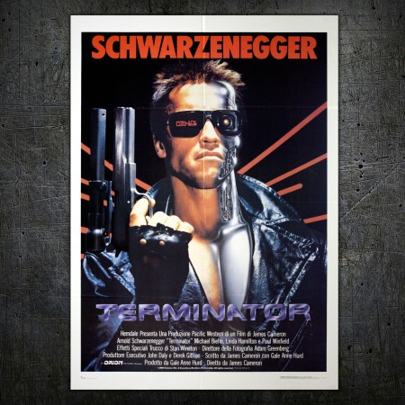 Manifesto Originale Terminator 100x140 CM - Schwarzenegger