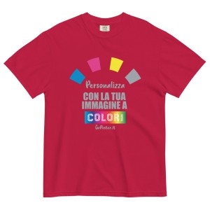 T-shirt Maglietta Unisex Garment Personalizzata , stampa digitale a 1 colore 2