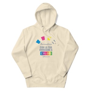 Felpa Con Cappuccio Unisex Personalizzata A Colori M2580 2