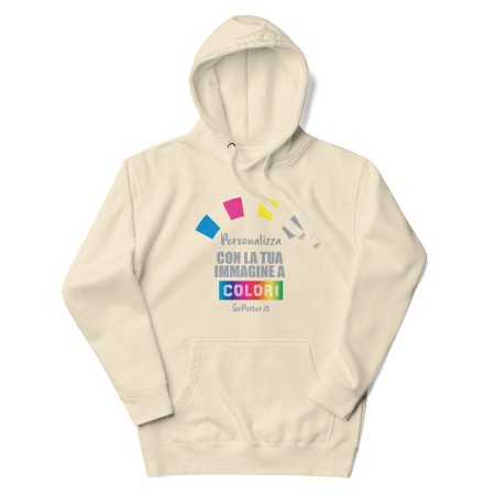 Felpa Con Cappuccio Unisex Personalizzata A Colori M2580