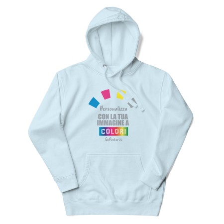 Felpa Con Cappuccio Unisex Personalizzata A Colori M2580