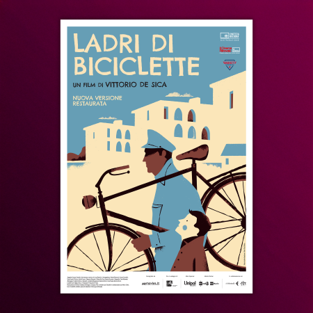 Film Poster Ladri Di Biciclette - Vittorio De Sica