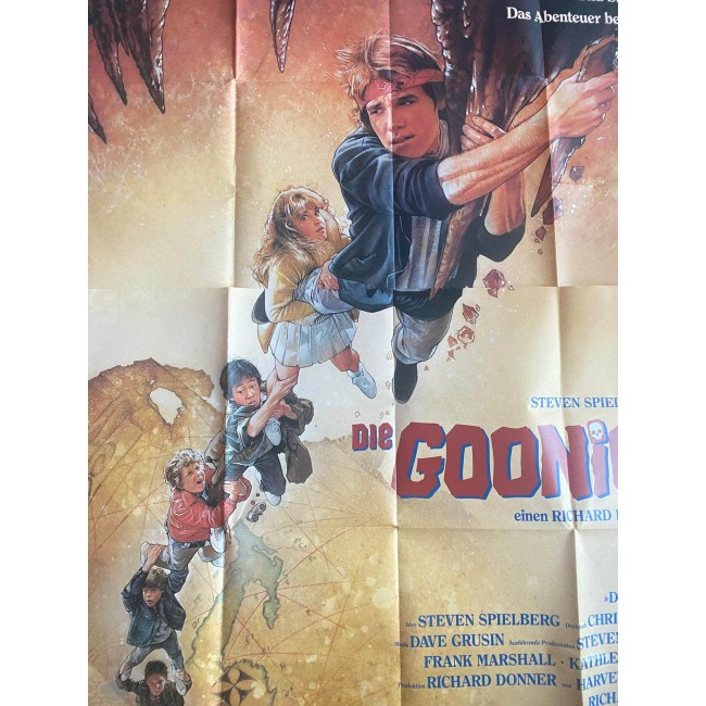 Les Goonies 1985 Drew Struzan 160x120 CM - Manifesto Originale