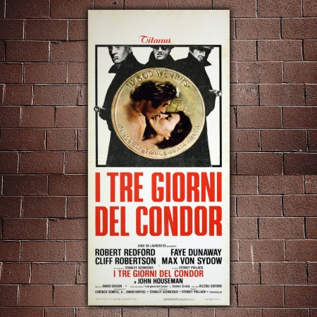Original Film Poster Three Days of the Condor  - 33x70 CM