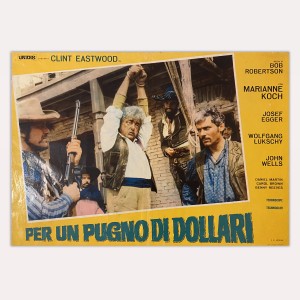 Fotobusta originale Per Un Pugno Di Dollari - 1964 - Sergio Leone, Clint Eastwood, Gian Maria Volontè, Marianne Koch 2
