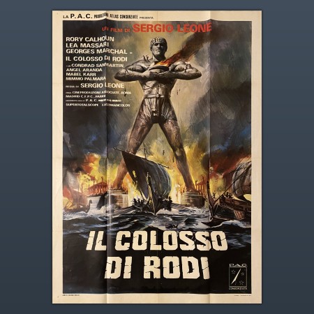 Manifesto Cinema Il Colosso Di Rodi - 1961 - 100x140 CM