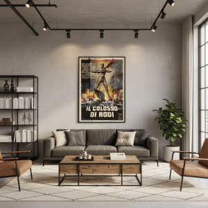 Manifesto Cinema Il Colosso Di Rodi - 1961 - 100x140 CM 2