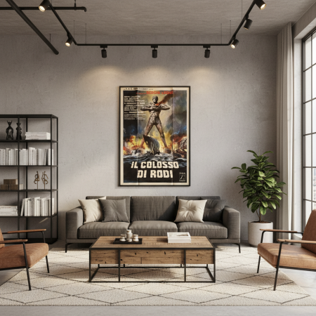 Manifesto Cinema Il Colosso Di Rodi - 1961 - 100x140 CM