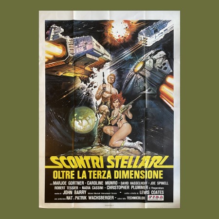 Manifesto Scontri Stellari Oltre La Terza Dimensione 140X200 CM