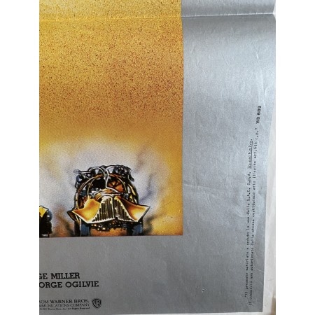 Manifesto Mad Max Oltre La Sfera Del Tuono - 1985 - 100X140 cm