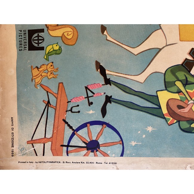 Manifesto La Bella Addormentata Nel Bosco -1959 - 140X200 CM