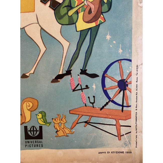 Manifesto La Bella Addormentata Nel Bosco -1959 - 140X200 CM