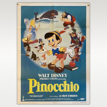 Manifesto Pinocchio 100X140 CM Walt Disney Collodi