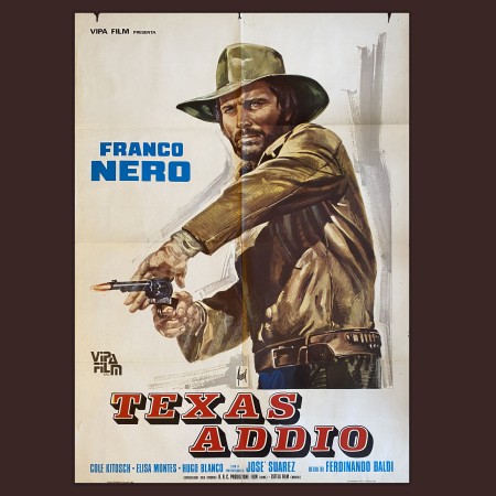 Manifesto Texas Addio - Franco Nero - 1967 - 100X140 CM